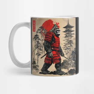 Samurai Gorilla: Red Sun Sentinel Mug